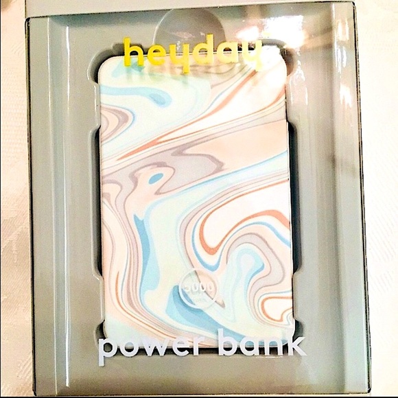 🍑NIB Heyday Pastel Marble Power Bank🍑 - Picture 2 of 7